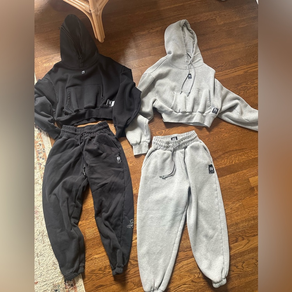 Flag Nor Fail Black and Gray Jogger sets